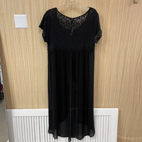 Torrid Black Lace Blouse Size 2 - Picture 4 of 4